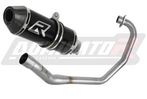 Honda CBF 125 2009 - 2014 Full system Kipufogó leömlő dob HP3 BLACK + dB killer