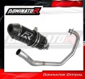 complete exhaust system with muffler DOMINATOR Full System HP3 BLACK fits the motorcycle Honda CBF 125 2009   2014 2
