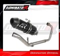 teljes kipufogórendszer DOMINATOR HP3 FEKETE dobbal, amely illeszkedik a Honda CBR 150 R 2011 - 2018 motorkerékpárhoz
