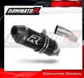 DOMINATOR HP3 FEKETE kipufogó dob Kawasaki NINJA 125 Z125 2019 - 2023 motorkerékpárhoz