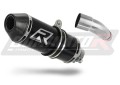 exhaust muffler DOMINATOR HP3 BLACK fits the motorcycle Kawasaki NINJA 125 Z125 2019   2023 2