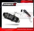 DOMINATOR HP3 FEKETE kipufogó dob KTM RC 390 2017 - 2020 motorkerékpárhoz