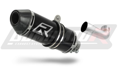 exhaust muffler DOMINATOR HP3 BLACK fits the motorcycle KTM RC 390 2017   2020 2
