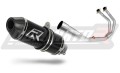 komplett DOMINATOR Full System HP3 FEKETE kipufogórendszer Yamaha MT-03 2017 - 2020 motorkerékpárhoz 2