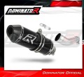 DOMINATOR HP3 FEKETE kipufogó dob, amely illeszkedik a Suzuki GSXR 600 K6 K7 2006 - 2007 motorkerékpárhoz