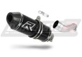 DOMINATOR HP3 FEKETE kipufogó dob, amely illeszkedik a Suzuki GSXR 600 K6 K7 2006 - 2007 motorkerékpárhoz 2