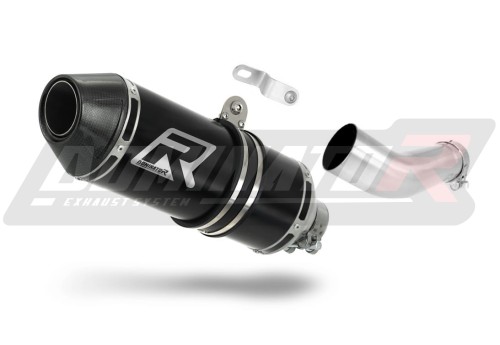 exhaust muffler DOMINATOR HP3 BLACK fits the motorcycle Suzuki GSXR 750 K6 K7 2006   2007 2