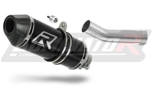 DOMINATOR HP3 FEKETE kipufogó dob Triumph STREET TRIPLE 675 R / S / RS 2013 - 2016 motorkerékpárhoz 2