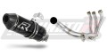 complete exhaust system with muffler DOMINATOR Full System HP3 BLACK fits the motorcycle Yamaha XSR 900 2016   2021