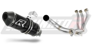 Yamaha XSR 900 2016 - 2021 Teljes rendszer Kipufogó leömlő dob HP3 FEKETE + dB killer