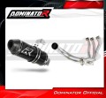 complete exhaust system with muffler DOMINATOR Full System HP3 BLACK fits the motorcycle Yamaha XSR 900 2016   2021 2