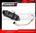 teljes kipufogórendszer DOMINATOR Full System HP3 FEKETE dobbal, amely illeszkedik a Yamaha YZF R125 2008 - 2013 motorkerékpárhoz