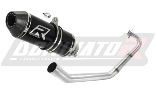 kompletny układ wydechowy z tłumikiem DOMINATOR Full System HP3 CZARNY pasujący do motocykla Yamaha YZF R125 2014 - 2018 2