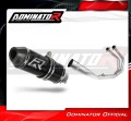 teljes kipufogórendszer DOMINATOR HP3 FEKETE dobbal, amely illeszkedik a Yamaha YZF-R3 300 2015 - 2018 motorkerékpárhoz 2