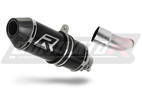 exhaust muffler DOMINATOR HP3 BLACK fits the motorcycle Yamaha MT 03 2014   2016 3