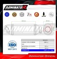 exhaust muffler DOMINATOR titanium HP8 fits to Suzuki GSXS 1000 / 1000 GT / 950 2025  5
