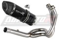 teljes DOMINATOR kipufogórendszer HP5 FEKETE dobbal, amely illeszkedik a Kawasaki ER 6 N / F 2012 - 2016 motorkerékpárhoz