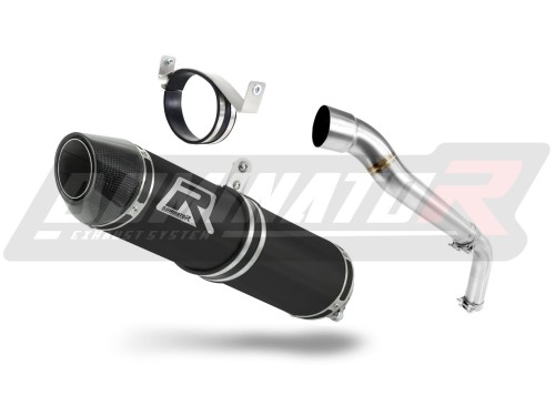 exhaust muffler DOMINATOR HP2 BLACK fits the motorcycle Honda CBR 600RR 2007   2012