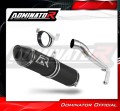 exhaust muffler DOMINATOR HP2 BLACK fits the motorcycle Honda CBR 600RR 2007   2012 2