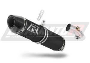 Kawasaki KLE 650 Versys 2006 - 2014 kipufogó dob HP2 BLACK + dB killer