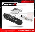 DOMINATOR HP2 FEKETE kipufogó dob Kawasaki ZX6R 636 2007 - 2008 motorkerékpárhoz 2