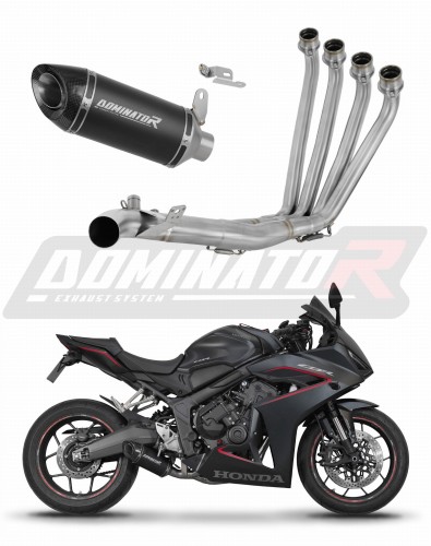 teljes DOMINATOR kipufogórendszer HP8 FEKETE dobbal a Honda CBR 650 R / E-Clutch 2024 - 2025 motorkerékpárhoz 6