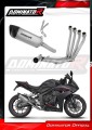 complete exhaust system with muffler DOMINATOR Full System titanium HP6 fits the motorcycle Honda CBR 650 R / E Clutch 2024   2025 5