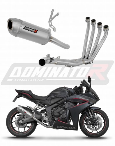 teljes kipufogórendszer DOMINATOR Full System S6 dobbal, amely illeszkedik a Honda CBR 650 R / E-Clutch 2024 - 2025 motorkerékpárhoz 5