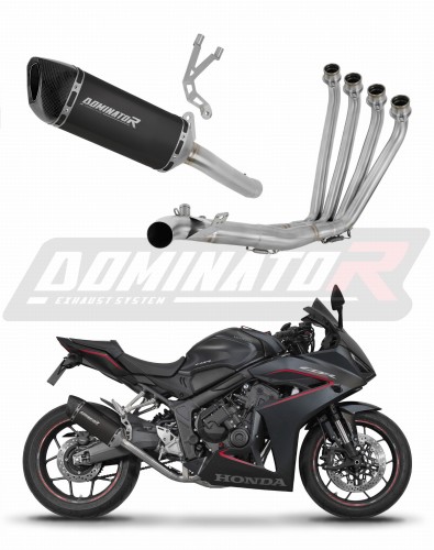teljes kipufogórendszer DOMINATOR Full System HP6 FEKETE dobbal, Honda CB 650 R / E-Clutch 2024 - 2025 motorkerékpárhoz 6
