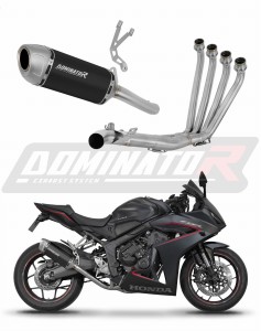 Honda CB 650 R / E-Clutch 2024 - 2025 Full system Kipufogócsonk kipufogódob S6 FEKETE + dB killer
