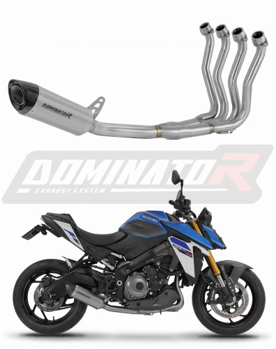 komplett DOMINATOR kipufogórendszer titán HP8 dobbal a Suzuki GSX-S 10