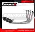 complete exhaust system with muffler DOMINATOR Full System HP8 BLACK fits the motorcycle Suzuki GSX S 1000 / 1000 GT / 950 2021   2024 2