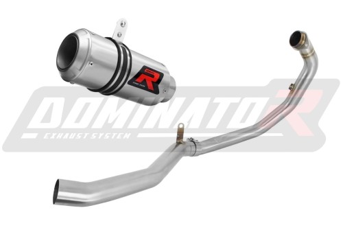 komplett kipufogórendszer DOMINATOR Full System GP dobbal Husqvarna Svartpilen 401 2020 - 2023 motorkerékpárhoz