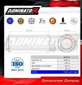 DOMINATOR GP FEKETE kipufogó dob, amely illik a Husqvarna Svartpilen 401 2020 - 2023 motorkerékpárhoz 2