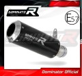 exhaust muffler DOMINATOR homologated road legal GP BLACK fits the motorcycle Yamaha MT 10 2016   2020 2