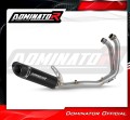 complete exhaust system with muffler DOMINATOR Full System HP8 BLACK fits the motorcycle Aprilia Tuono 457 2024   2025 2