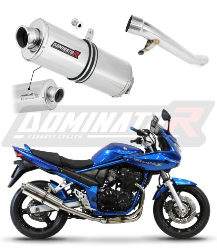 DOMINATOR Homologált Ovális kipufogódob a GSF 650 S BANDIT 2005 - 2006 motorkerékpárhoz