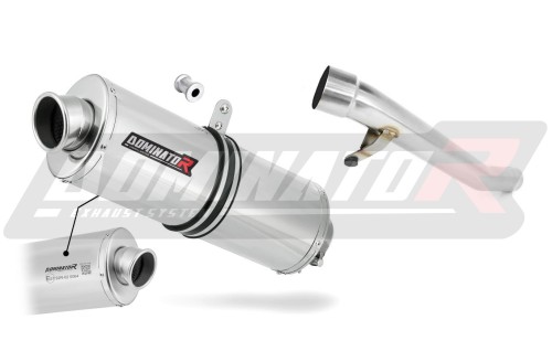 exhaust muffler DOMINATOR homologated road legal oval fits the motorcycle GSF 1200 BANDIT 2006   2007 4