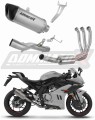 complete exhaust system with muffler DOMINATOR Full System titanium HP6 fits the motorcycle CF MOTO 675 SR R 2024   2026
