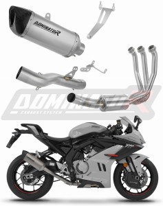 CF MOTO 675 SR-R 2024 - 2026 Full system Kipufogó leömlő titán dob HP6 + dB killer