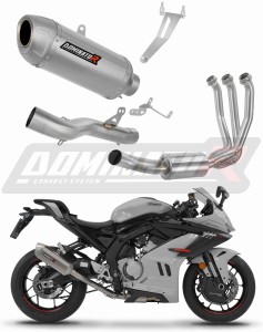 CF MOTO 675 SR-R 2024 - 2026 Teljes rendszer Leömlő kipufogó dob S6 + dB killer