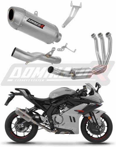 komplett DOMINATOR Full System S6 kipufogórendszer CF MOTO 675 SR-R 2024 - 2026 motorkerékpárhoz