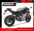 complete exhaust system with muffler DOMINATOR Full System HP6 BLACK fits the motorcycle CF MOTO 675 SR R 2024   2026 4