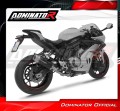 complete exhaust system with muffler DOMINATOR Full System S6 BLACK fits the motorcycle CF MOTO 675 SR R 2024   2026 4