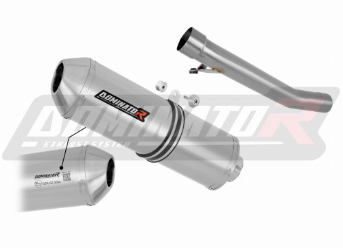 exhaust muffler DOMINATOR homologated road legal OVR fits the motorcycle Suzuki GSXF 600 1998   2006 2