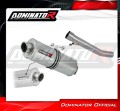 exhaust muffler DOMINATOR homologated road legal oval fits the motorcycle Suzuki GSXF 750 1998   2006 2