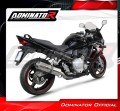 exhaust muffler DOMINATOR homologated road legal oval fits the motorcycle Suzuki GSXF 650 2007   2016 4
