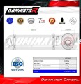 exhaust muffler DOMINATOR homologated road legal oval fits the motorcycle Suzuki GSXF 650 2007   2016 6