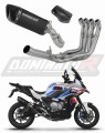 komplett kipufogórendszer DOMINATOR Full System HP6 FEKETE hangtompítóval, amely illik a BMW M1000XR 2020 - 2026 motorkerékpárhoz