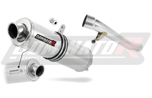 exhaust muffler DOMINATOR homologated road legal ROUND fits the motorcycle GSF 1200 BANDIT 2006   2007